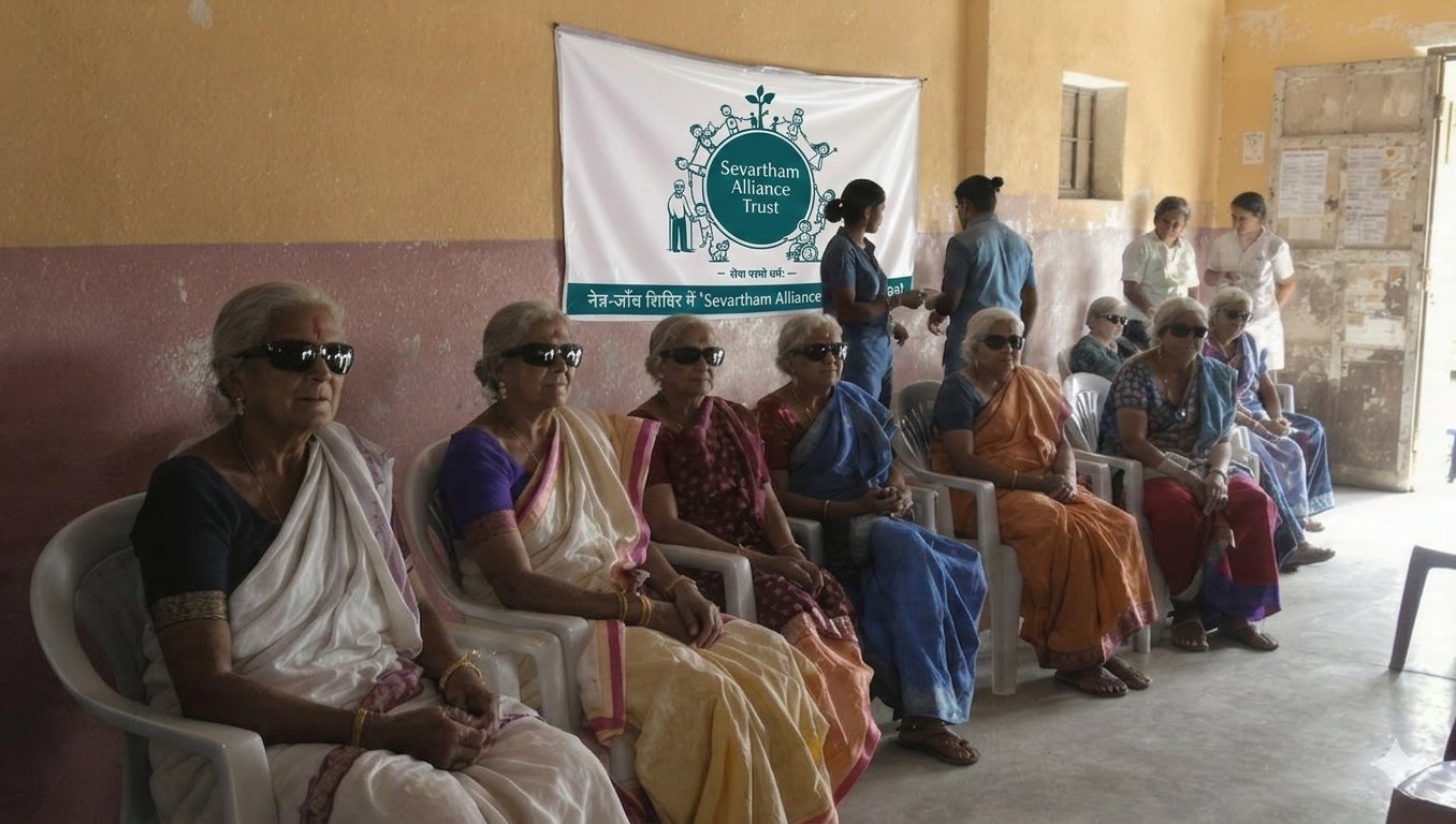 Swasthya Seva — Drishti Daan eye camp
