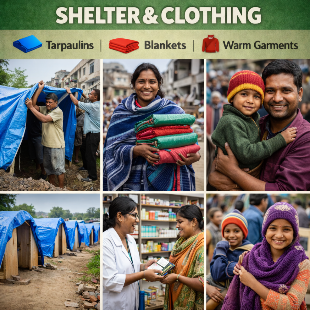 Shelter and clothing