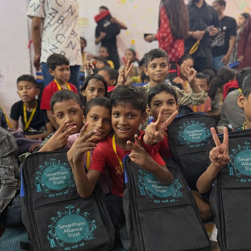 Shiksha Seva — stationery distribution